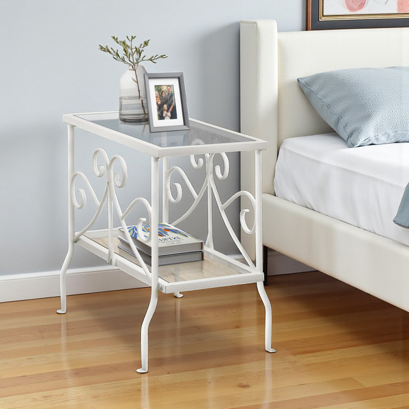 Ute White Accent Table