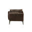 Chaise en cuir vieilli Porchester