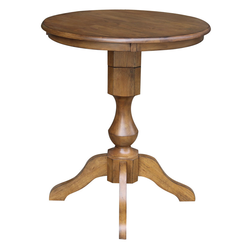 Garbacz Pedestal Dining Table, 41.9" H x 30" L x 30" W, Ready to Finish/Unfinished