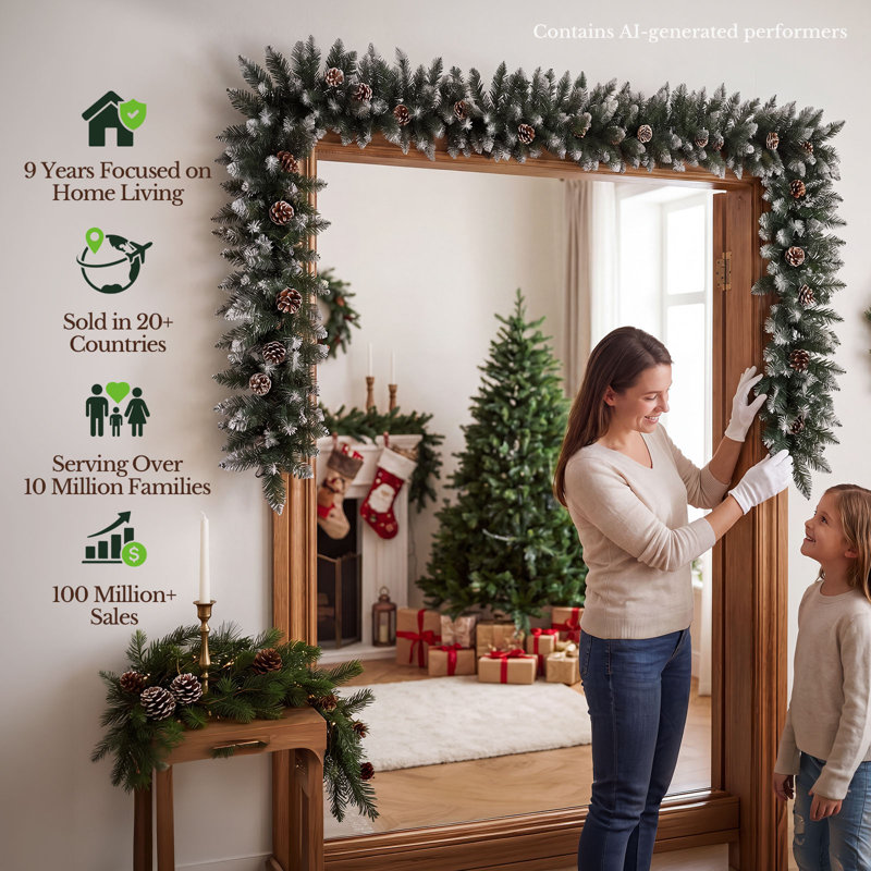 200cm Faux Garland