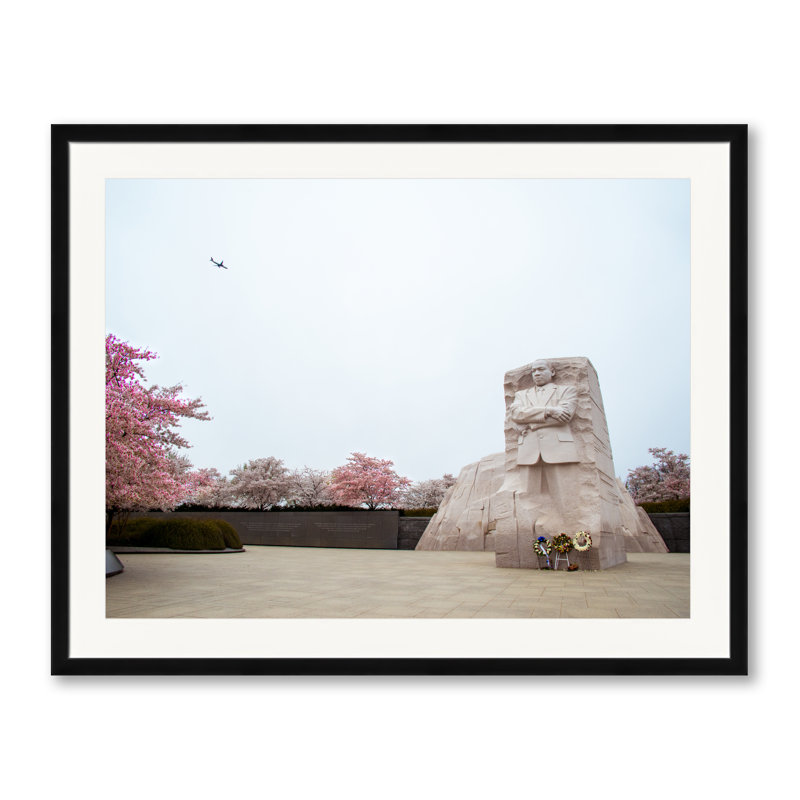 Memorial of Dr. Martin Luther King Jr. Print, 24" H x 30" W, Black Framed Paper