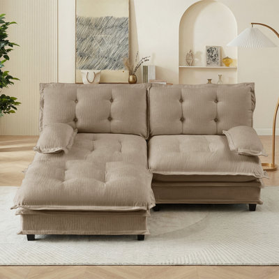 Living Room Set, L Shape Sofa, Chenille Sofa, For Living Room