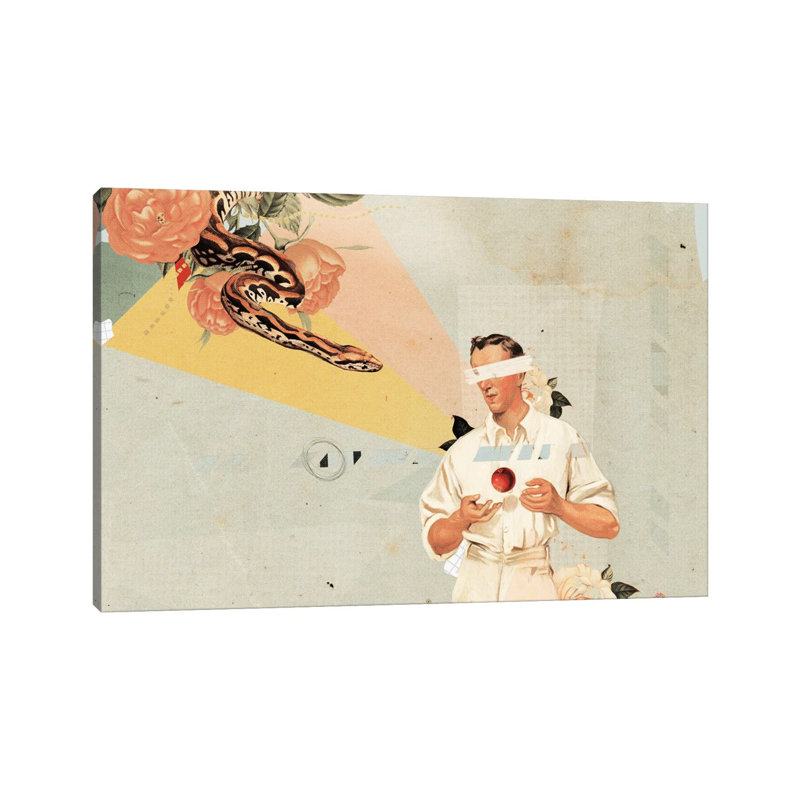 A 1 Piece Wrapped Canvas Wall Art, 20.32 cm H x 30.48 cm W