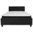 Aluino Button Tufted Platform Bed with Memory Foam Pocket Spring Mattress-485521782-485521781