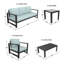 Ensemble de conversation pour 4 personnes avec coussins Sunbrella® Dulcie-126281576