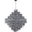 Lustre géométrique 21 lumières unique/statement Leonia