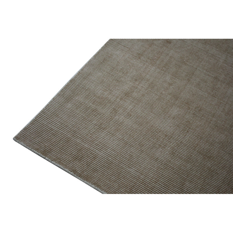 Area Rug | Gold Wool & Bamboo Silk Handloom Rug, Rectangle 5' x 8'