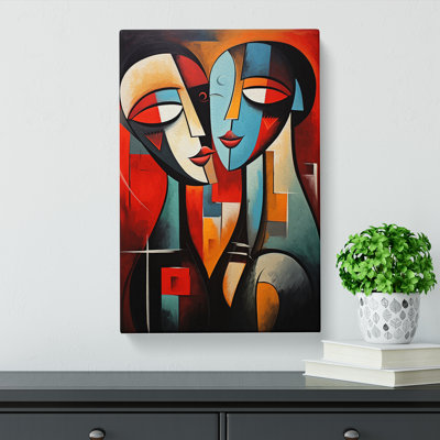 Lovers Abstract Art No.2 - No Frame Print