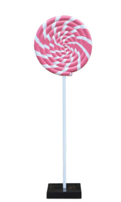 Henebry Swirl Lollipop Over Sized Statue