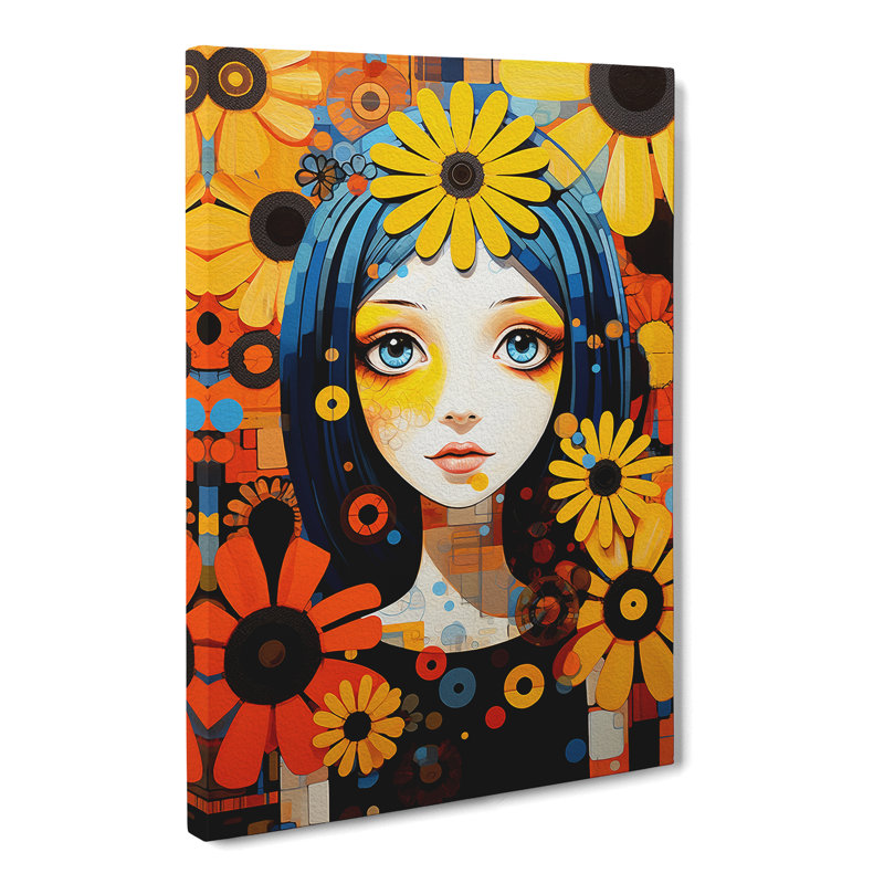 Daisy Constructivism - Print, 76cm H x 50cm W x 3cm D