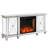 Toppington Mirrored Fireplace