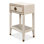 Shagreen 1 - Drawer Solid Wood Nightstand