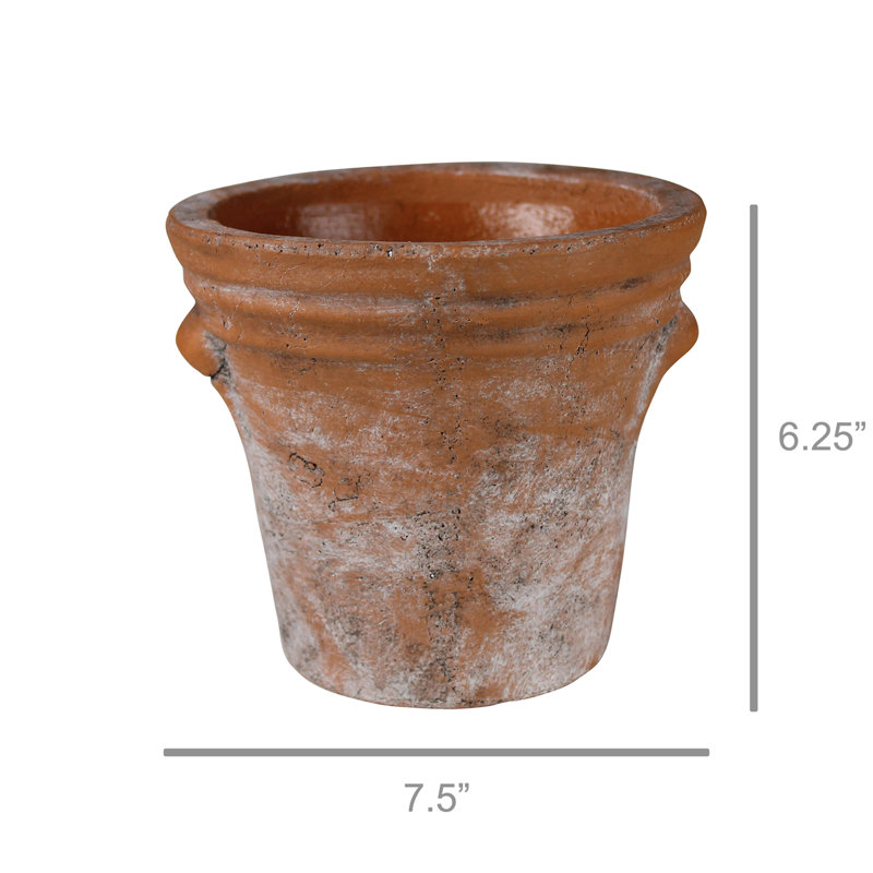 Ajahn Pot Planter, 7.5" H x 6.25" W x 6.25" D