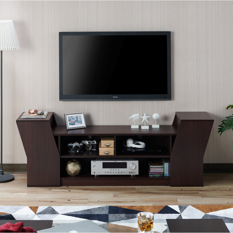 Meuble télé pour téléviseur de 60 po ou moins Arulanatham, Marron