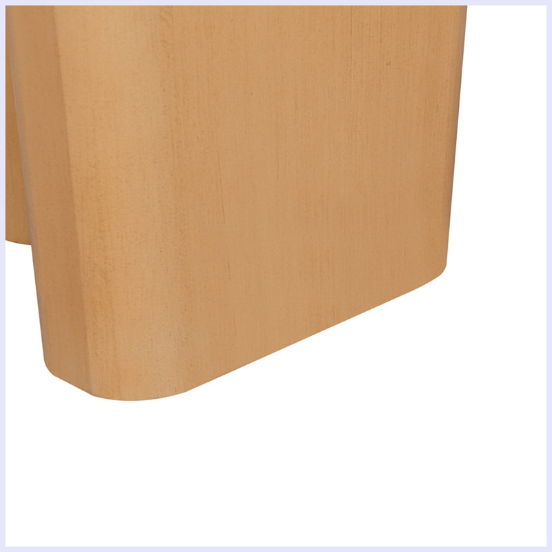 Tapered Tabletop Side Table(NATURAL WOOD), Natural Wood