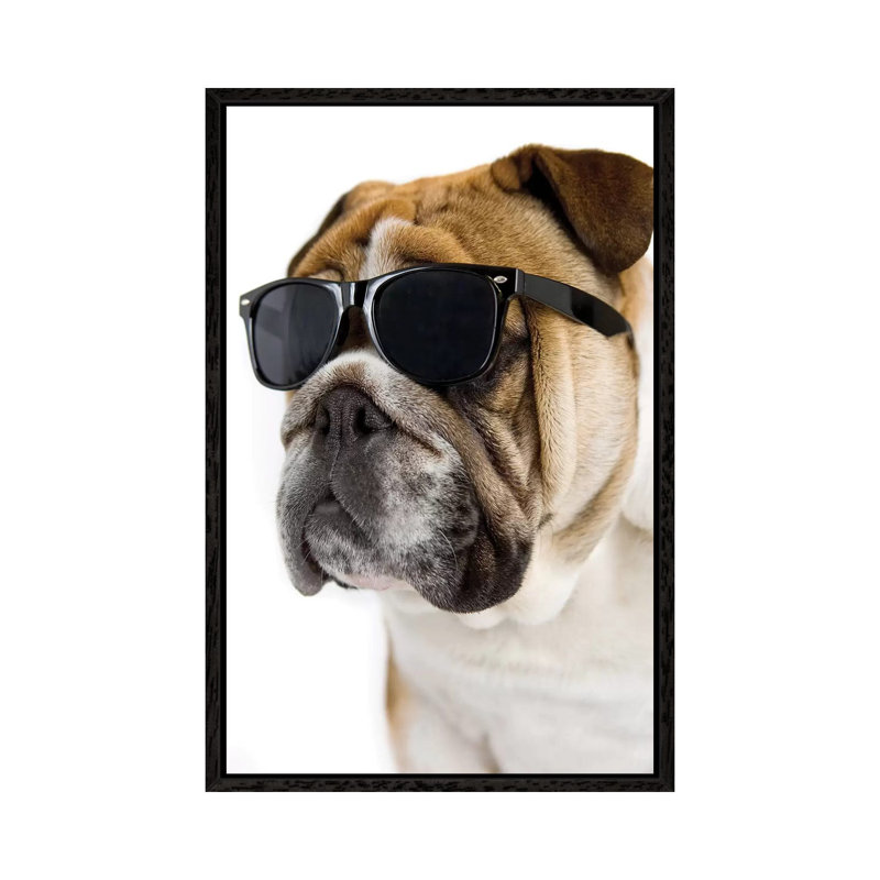 George by Rachael Hale - Print on Canvas, 66.04 cm H x 45.72 cm W, Black Framed