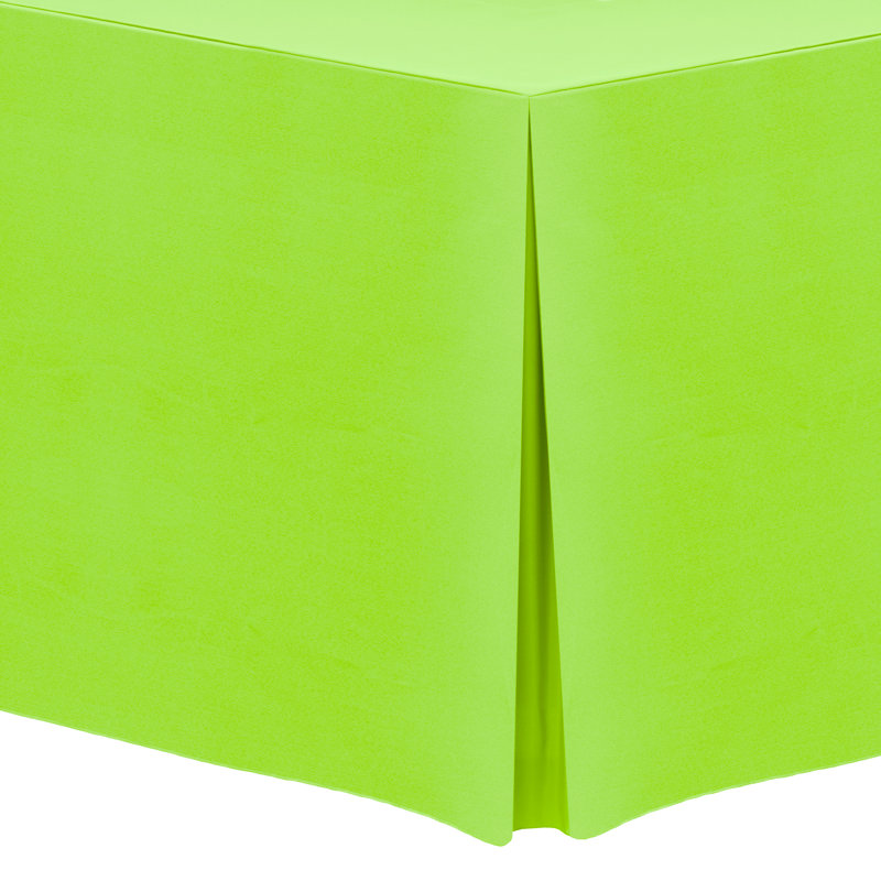 Solid Color Tablecloth, 18" x 48", 3, Neon Green