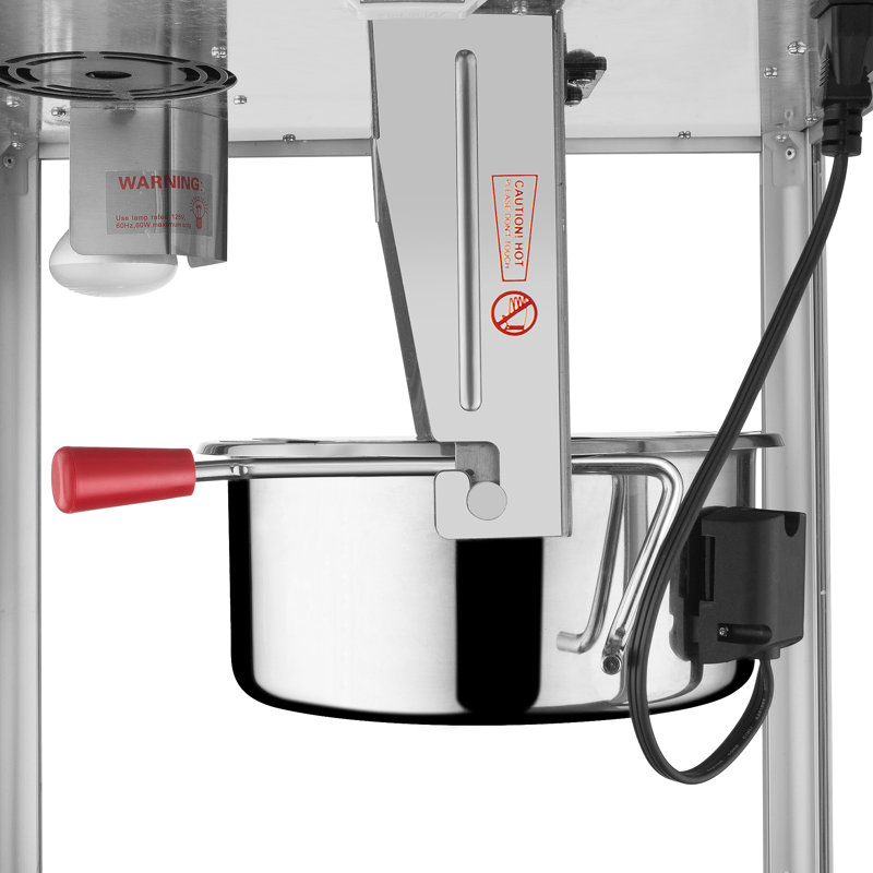 Majestic Countertop Popcorn Machine - Extra Large Movie Theater Style Popper with 16oz Kettle and Warming Deck by Superior Popcorn Company (Silver)