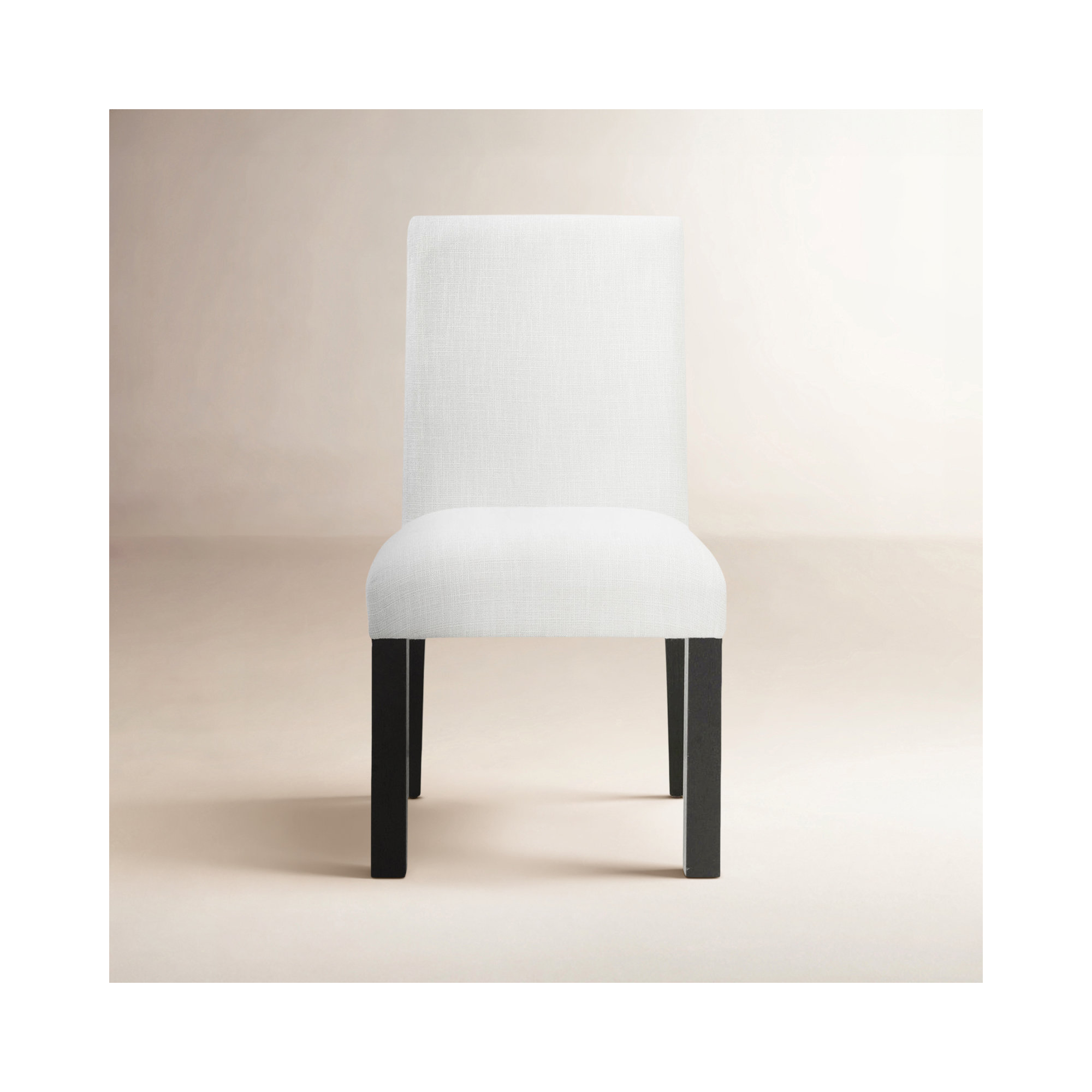 Mya Upholstered Side Chair, Black