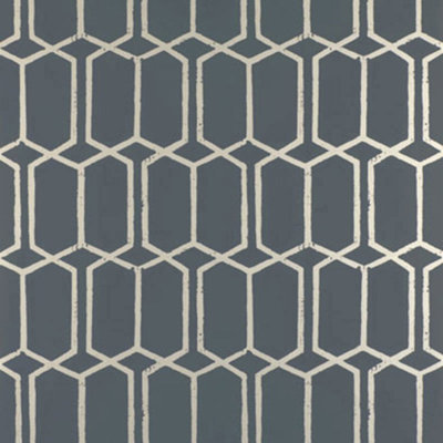Modern Trellis Wallpaper