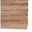 Tapis brun en jute / sisal tissé à plat à la main Ina-24279549