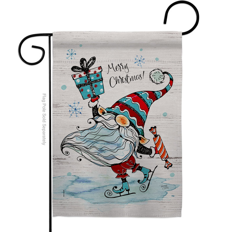Drapeau de jardin 2 côtés en polyester 18,5 po x 13 po