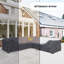 Housse pour canapé modulaire d'extérieur 30,25 po