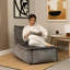 Bean Bag Bazaar Dolce Velvet Lounger Bean Bag-1643613802