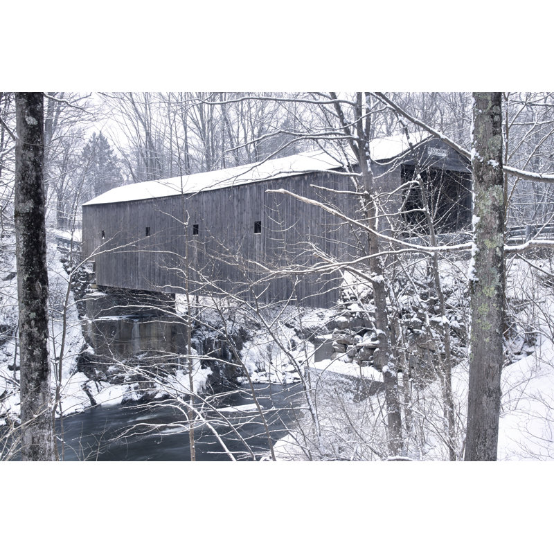 Bull's Bridge - Photograph, 30cm H x 46cm W, Black Floater Framed