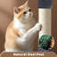 46" Burrowsville Cat Tree with Scratching posts & Perch Bed-1982350498