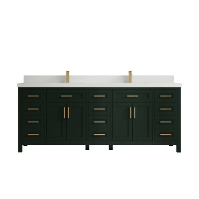 Ensemble de meuble-lavabo double 84 po Huntwood