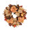 27" Fall Wreath with Pomegranates and Burlap Bows