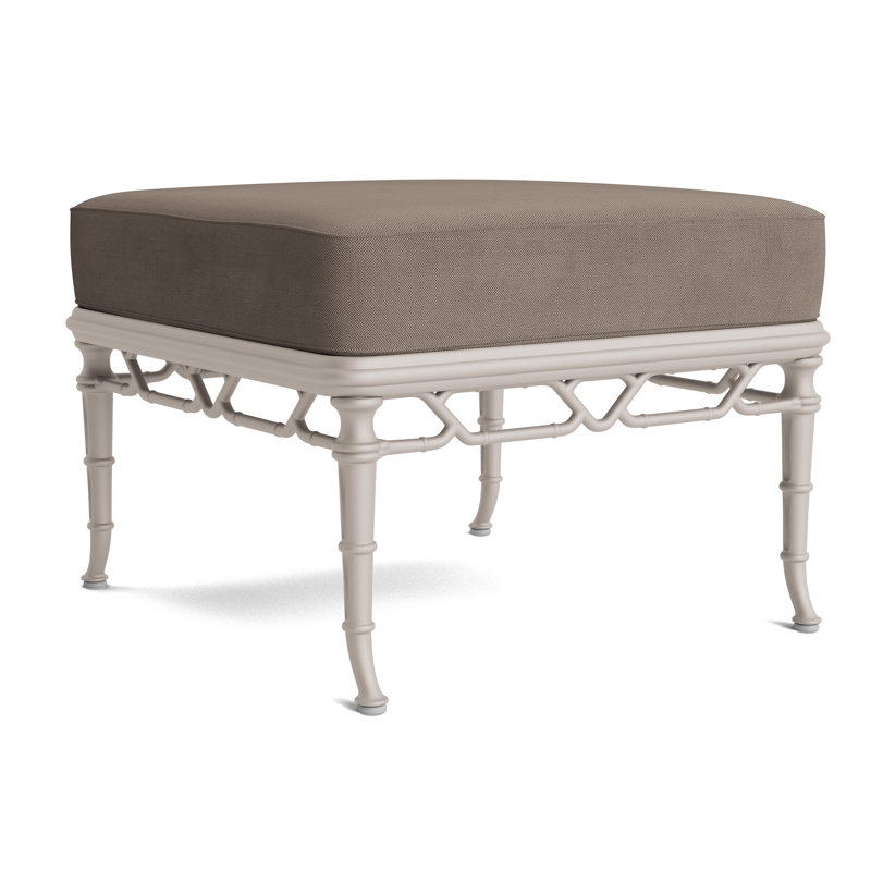 Calcutta Outdoor Ottoman, Fushion Neptune, Dove