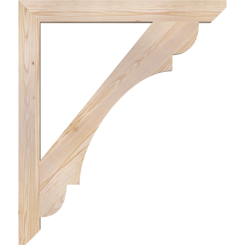 Support latté 3 1/2 "x P 34" x H 40 ", sapin Douglas, Douglas (lisse), H 40 po x l 3,5 po x P 34 po