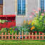Bordure de clôture en bois 21,7 po x l 35,5 po-96062203