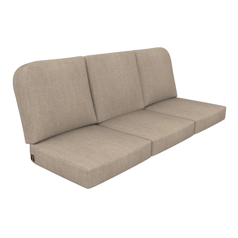 Ensemble de coussins de canapé Sunbrella® avec mousse à haute densité de 5 po, ensemble de 3 coussins de banc