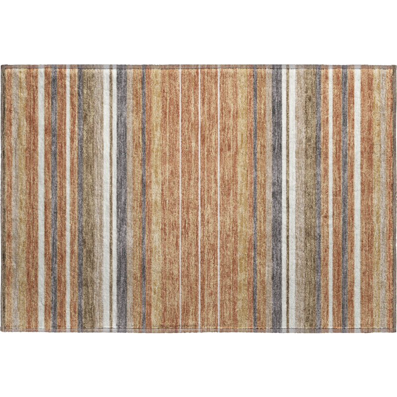 Tapis de qualité supérieure lavable à la machine Mayfield AMF2330, Paprika, 2 pi 6 po x 3 pi 10 po