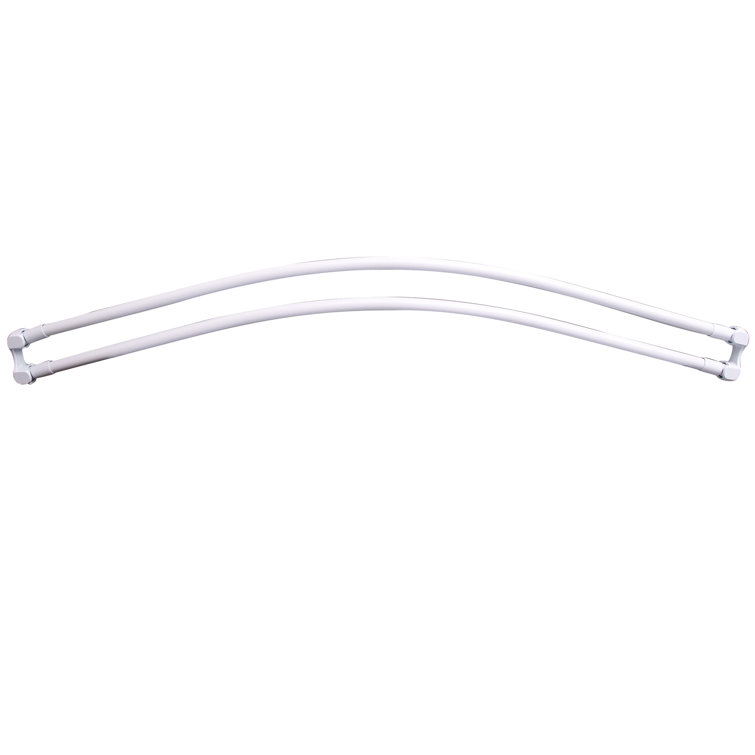 48'' Curved Fixed Shower Curtain Rod