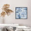 «Holiday Blue Winter Forest Trees III», reproduction d'art moderne sans cadre-406720089