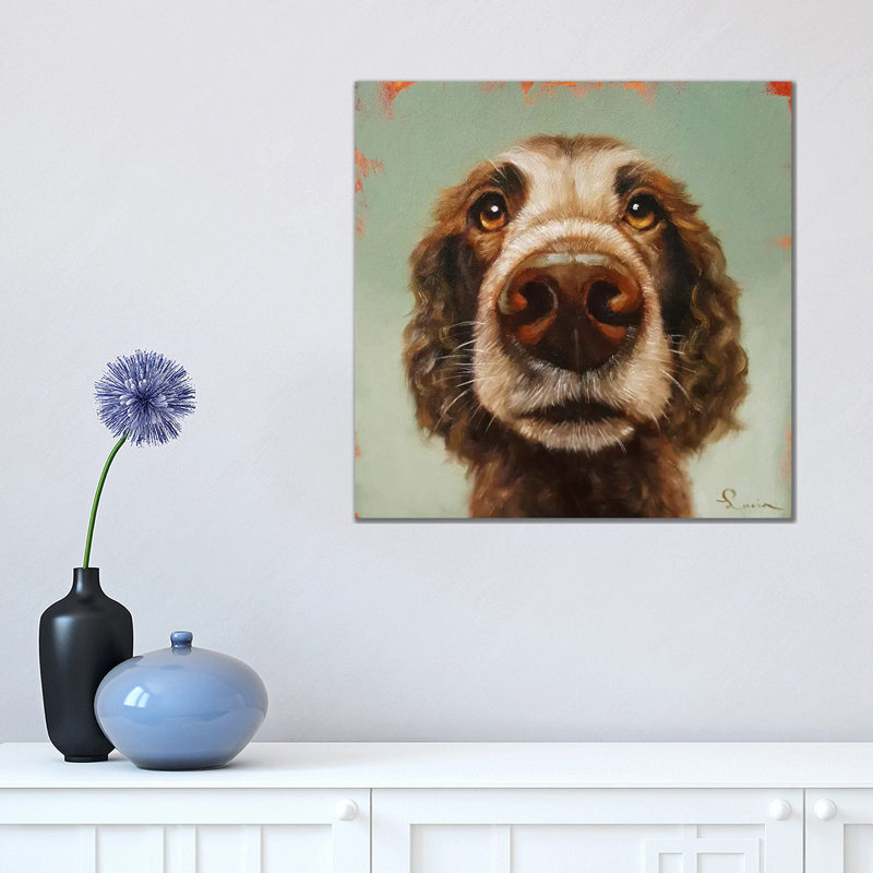 Life As A Pig IV by Lucia Heffernan - Wrapped Canvas Print, 45.72 cm H x 45.72 cm W x 3.175 cm D
