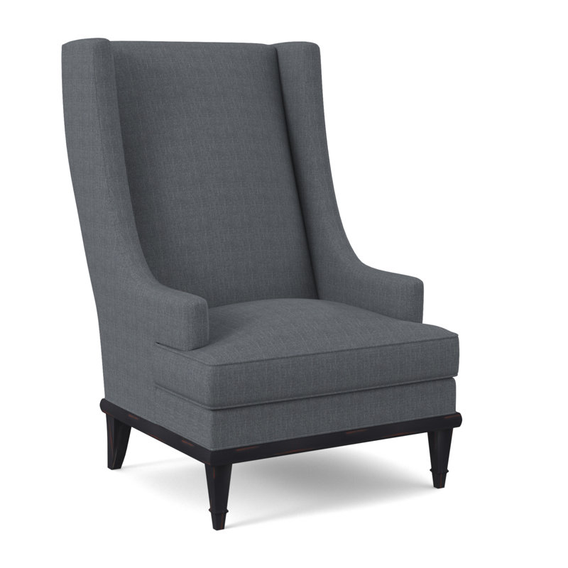 Fauteuil à oreilles 30 po Dublin, Port d'Élise, Ébène vintage