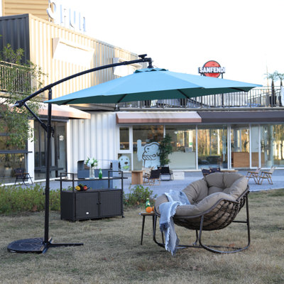 Parasol de marché à DEL 10 pi