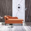 Chaise longue en velours à rangement multifonctionnel-431419235