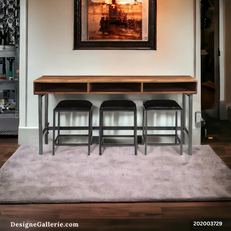 Metal Base Dining Table