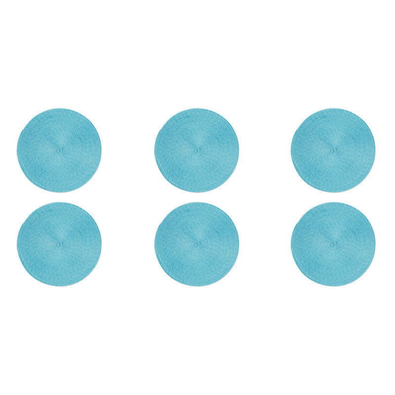 Polypropylene Plastic Placemat, Blue