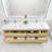 84'' Double Bathroom Vanity with Acrylic Top-1323390684