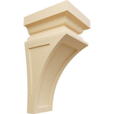 Grand corbeau en bois rouge l 7 po x P 7 3/4 po x H 14 po, chêne rouge (paquet de 2)