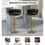 Tabouret de bar pivotant avec dossier Ginko-879315310-882844517