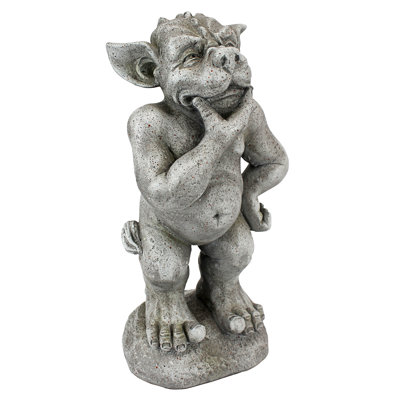 Statue de la gargouille Platon le méditant