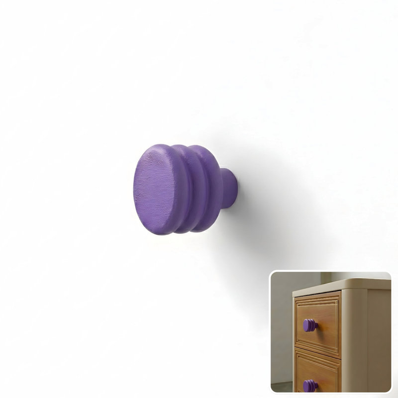 Poignée de meuble en nid d'abeille ROUS Hardware - Aluminium massif, royal (mauve), Royal (mauve)